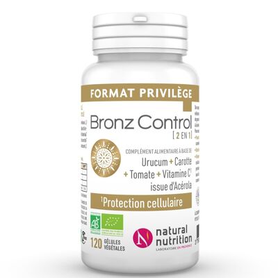 Bronz Control Bio 120 gélules - Bronzage Protection cellulaire