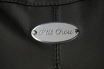 P’tit Chou Sac à couches cuir Noir 2