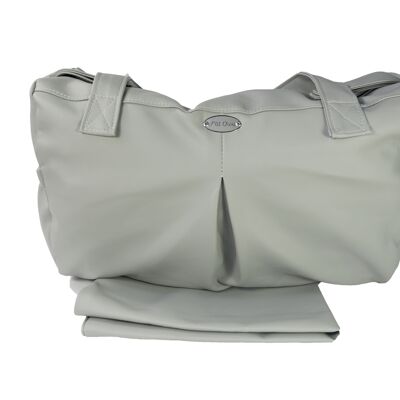 P’tit Chou Diaper bag gray leather
