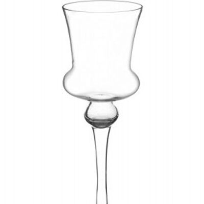 Candleholder Glass Carly H25 Ø9cm