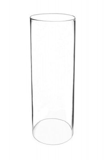 Cylindre ouvert H 47 Ø17cm verre 1