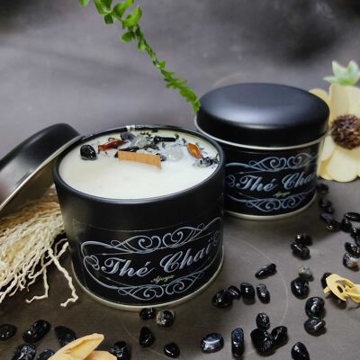 Chai Latte Candle 175gr - Metal Box with Lid - Soy Wax and Grasse Scent