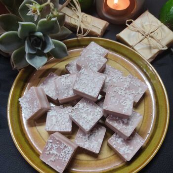 Paquet de 5 fondants parfumés Caramel au Beurre Salé - Cire de Soja et Parfum de Grasse 4