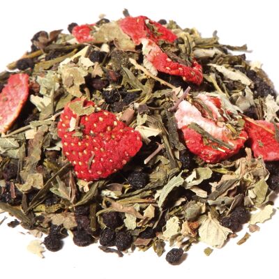 Green tea red fruits of the forest 100g