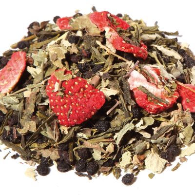 Grüner Tee Rote Waldfrüchte 100g