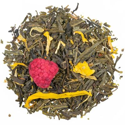 Té verde frambuesa - flor de jazmín 100g