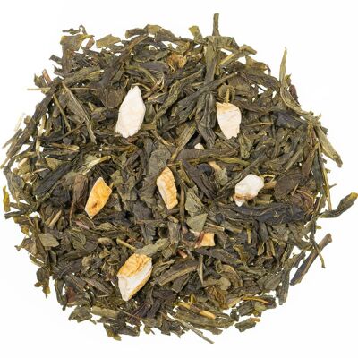 Apricot green tea - ginseng 100g