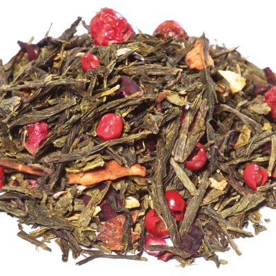 Té verde pimienta rosa y grosella 100g