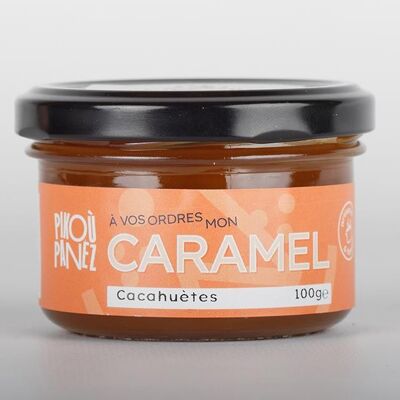 Caramel à tartiner - Cacahuètes - 100G