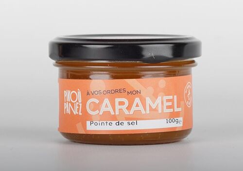 Caramel à tartiner - Pointe de sel - 100G