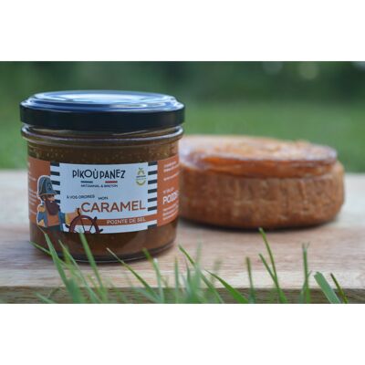 Caramel à tartiner - Pointe de sel - 100G