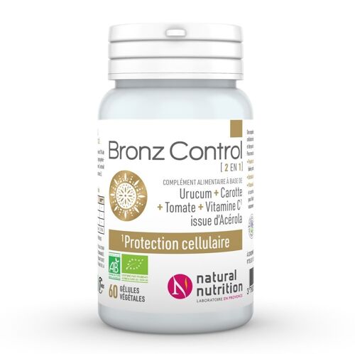Bronz Control Bio 60 gélules - Bronzage Protection cellulaire