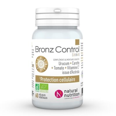 Bronz Control Bio 60 cápsulas - Bronceado Protección celular