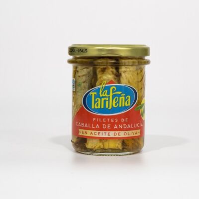 Sgombro andaluso. Olio d'oliva. Vasetti di vetro. - 190 gr