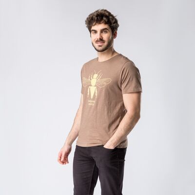 Ari Sepia T-Shirt aus Bio-Baumwolle, Fair-Trade-Produkt