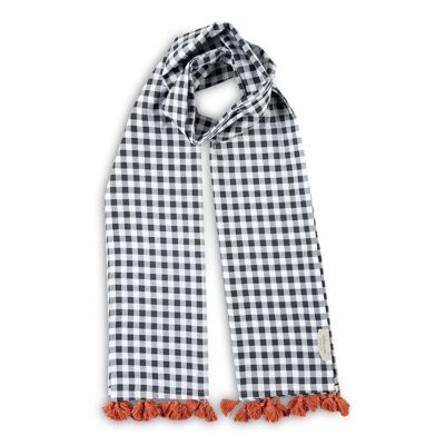 ORGANIC COTTON SCARF gingham