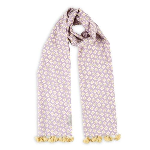 ORGANIC COTTON SCARF  daisies