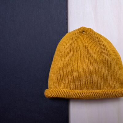 THE WOOLLY HAT - curry - 68/80