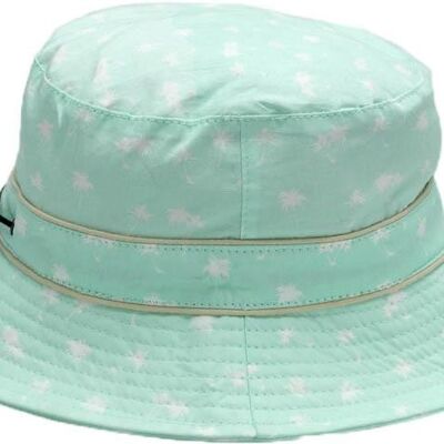 Bubzee Toggle Sun Hats - Baby 0 - 2 Years - Mint Palm Tree