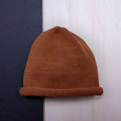THE WOOLLY HAT - cognac - 68/80