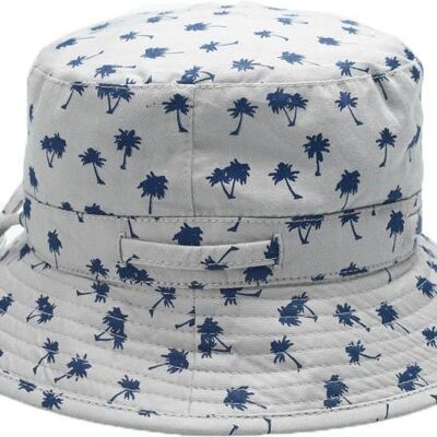 Bubzee Toggle Sun Hats - Toddler 2 - 4 Years - Dark Palm Tree