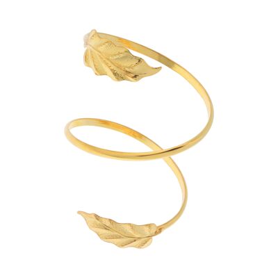 Bracelet feuilles tressées