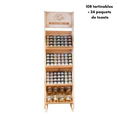 Kit 120 tartinables + 6 OFFERTS + 24 paquets de Toast