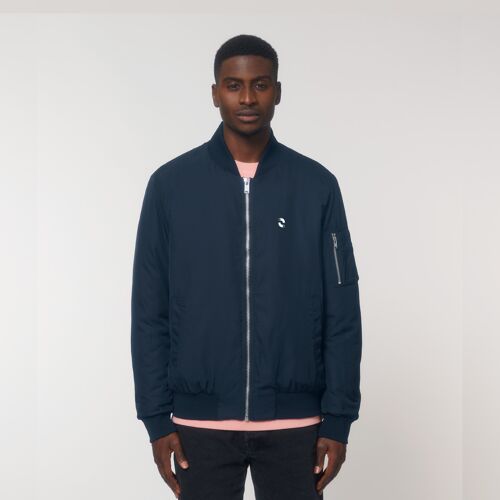 Hybrid Bomber Jacket - French Navy