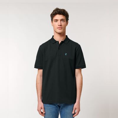 Polo híbrido - Negro