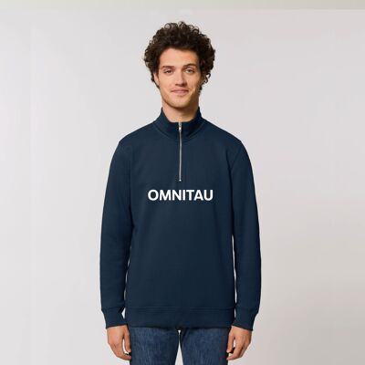 Couche intermédiaire Omni 1/4 Zip - French Navy