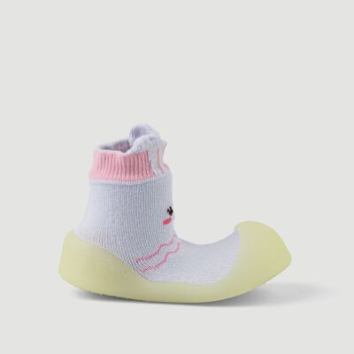 Big Toes Chameleon Rabit baby shoes in cotton that change color