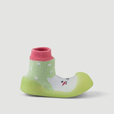 Big Toes Chameleon Cat baby shoes in cotton that change color