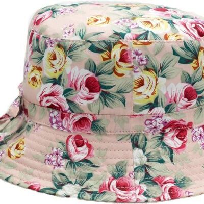 Bubzee Toggle Sun Hats - Kidz 4 - 6 Years - Vintage Rose