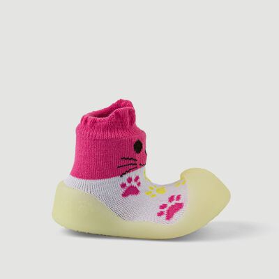 Big Toes Chameleon Meaw baby shoes in cotton that change color