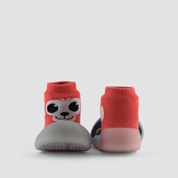 Chaussons bébé modèle Big Toes Chameleon Monkey en coton qui changent de couleur 5
