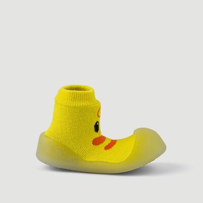 Big Toes Chameleon Duck baby shoes in cotton that change color