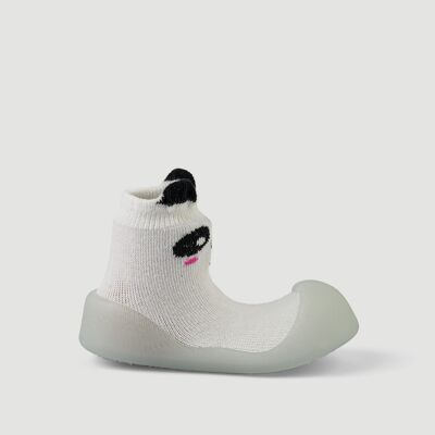 Big Toes Chameleon Forest Panda baby shoes in cotton that change color
