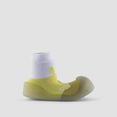 Scarpe da bambino Big Toes Chameleon modello Avocado Rabbit in cotone che cambiano colore