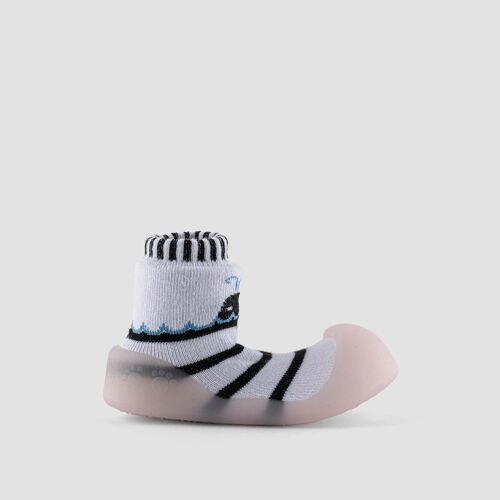 Calzado de bebés Big Toes modelo Chameleon Whale de algodón que cambian de color