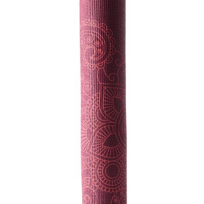 Yoga mat mandala 4.5mm eggplant