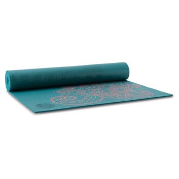Tapis de yoga mandala 4.5mm pétrole 2