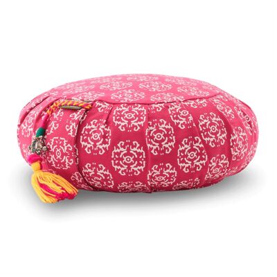 Coussin de méditation Zafu Raja Rose