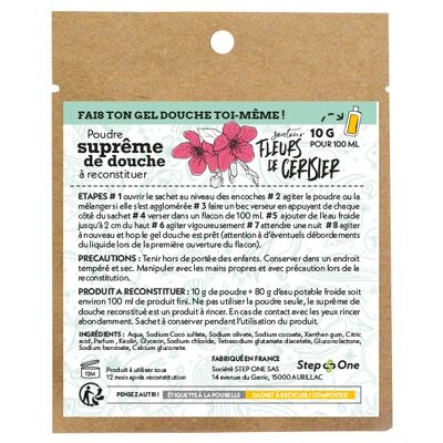 KLEINE DOSIERUNG FÜR 100 ML / Dosis 10 g Cherry Blossom Shower Supreme