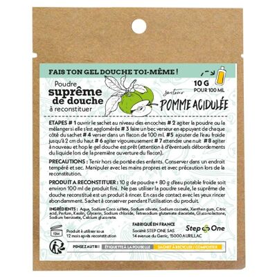 SMALL DOSE FOR 100 ML / Dose 10 g Sour Apple Shower Supreme