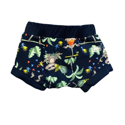 Swim Nappies - S - Navy Jungle Mix