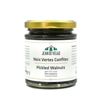 Noix Vertes Confites ( Pickled Walnuts )- ENTIERES 200g/70g 1