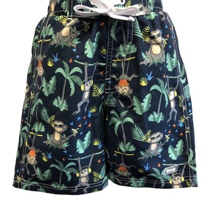 Board Shorts - 1 - Navy Jungle