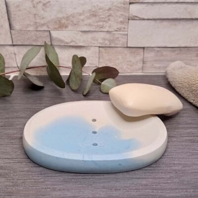 Soap dish VAMO Blue-White