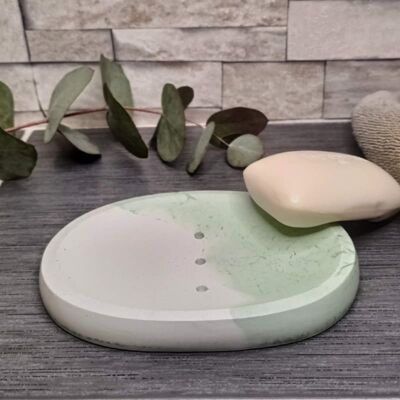 Soap dish VAMO Green-White