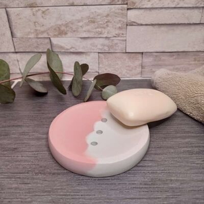 Soap dish SIMO Pink-White